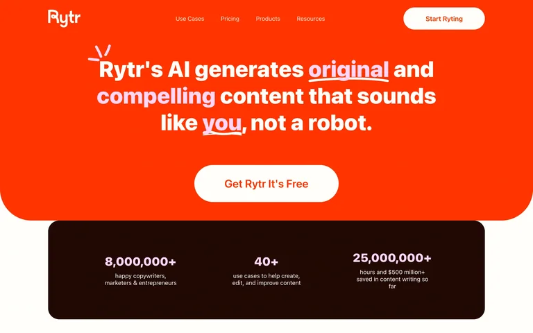 Rytr preview
