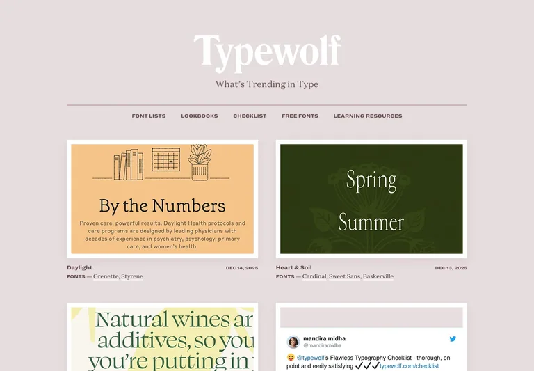 Typewolf preview