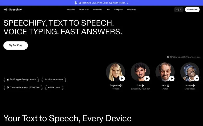 Speechify preview