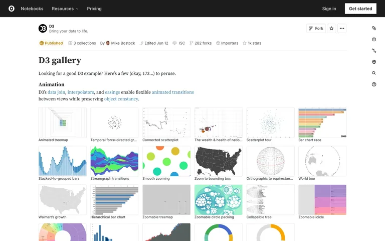 Observable — Notebook preview