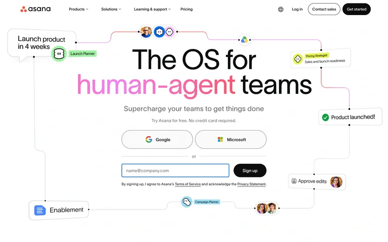 Asana preview