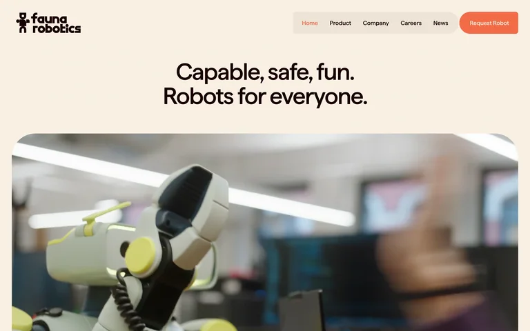 Fauna Robotics preview