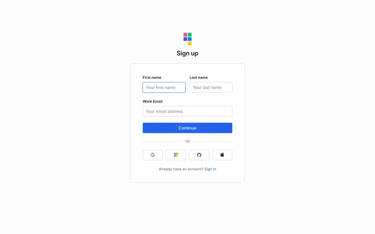 Quadratic — Account entry preview