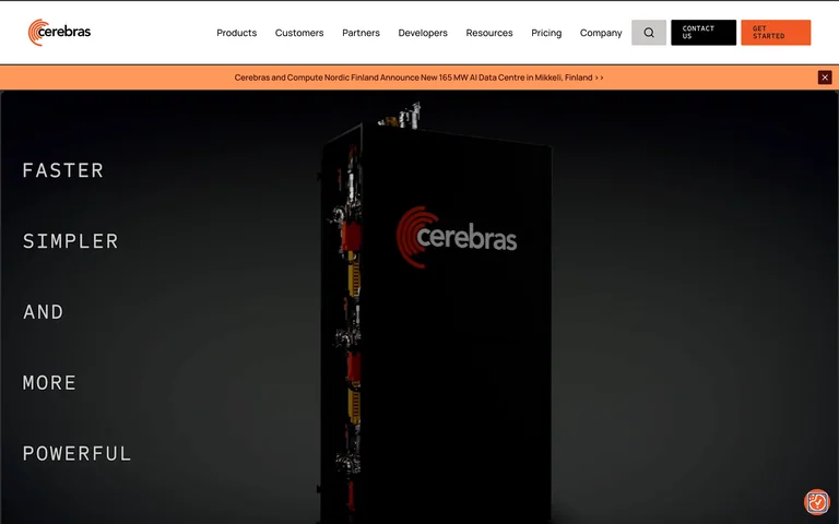 Cerebras preview