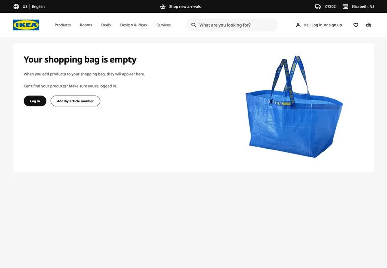 IKEA — Empty bag preview