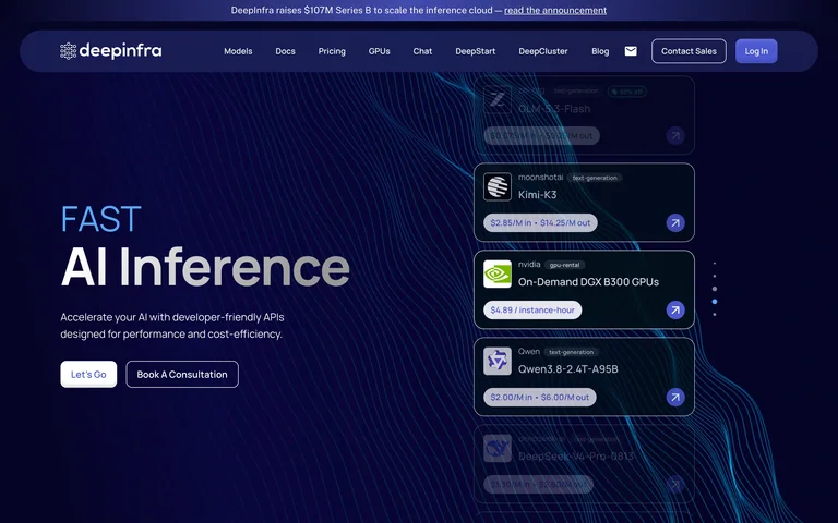 DeepInfra preview