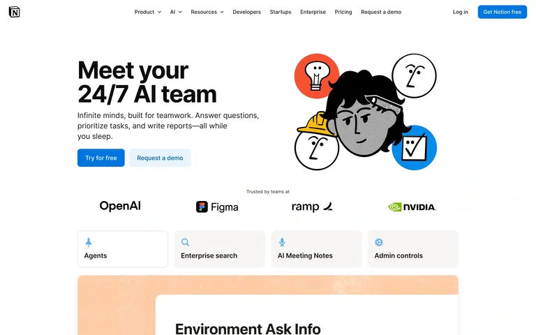 Notion AI preview