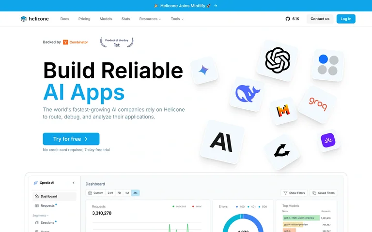 Helicone preview