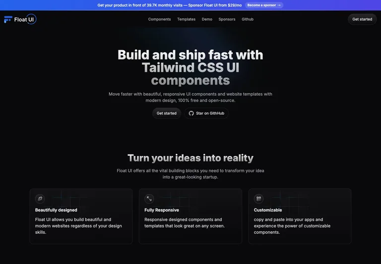 Float UI preview