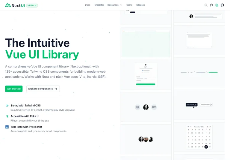 Nuxt UI preview