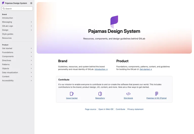 GitLab Pajamas preview
