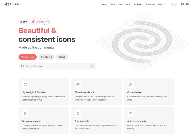 Lucide preview